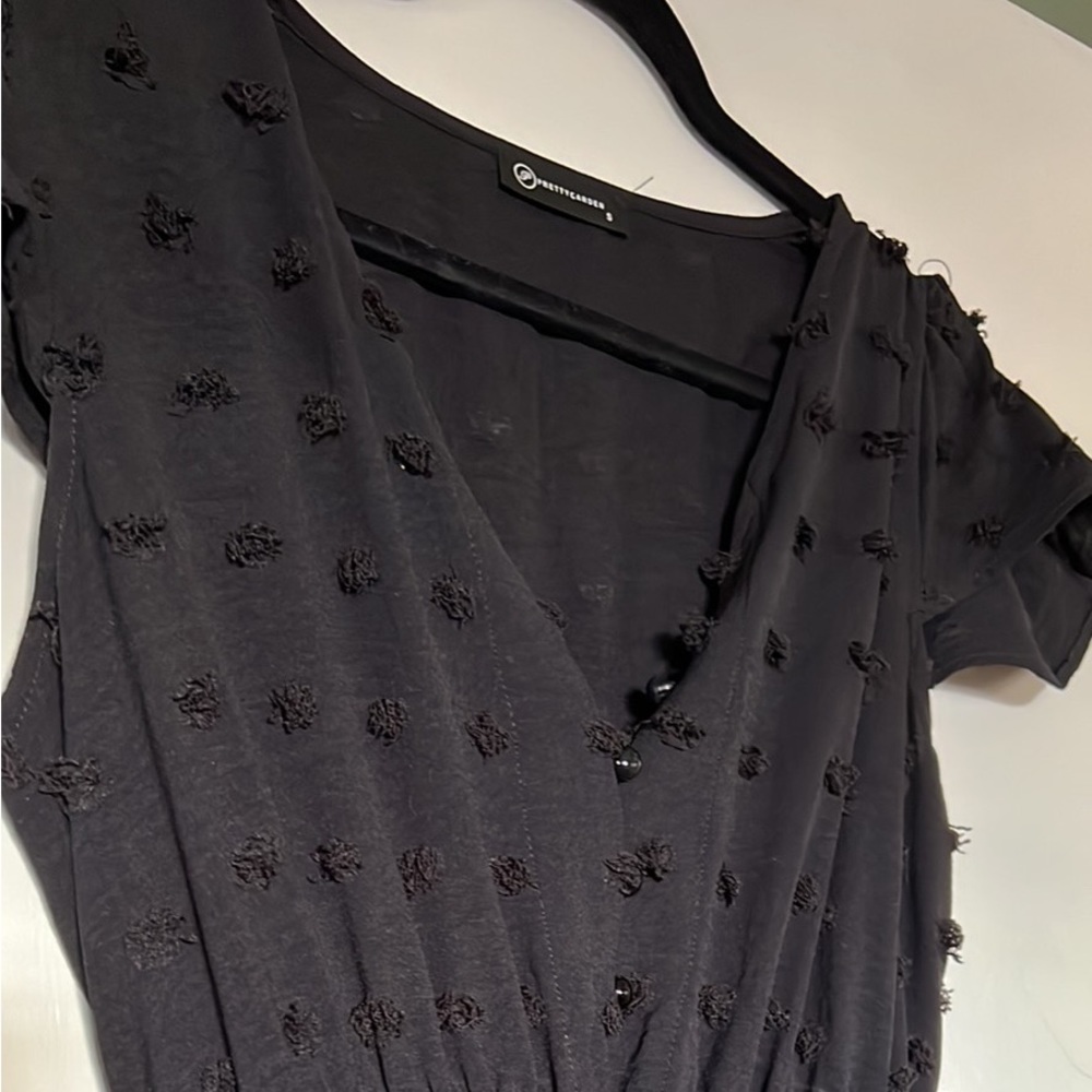 Long black dress perfect for casual day or night out
